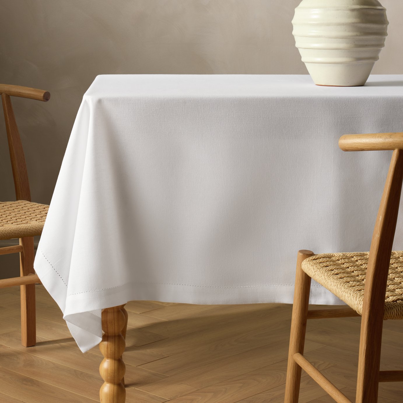 Habitat Table Cloth - White