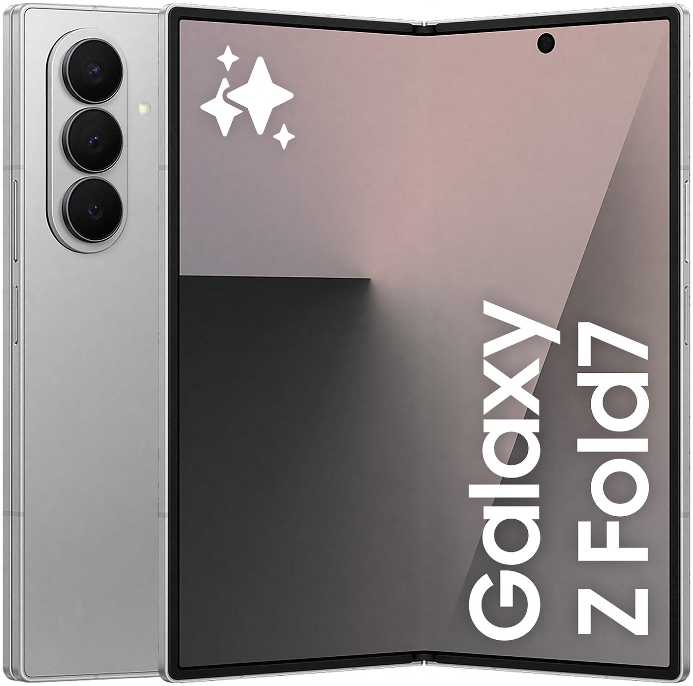 SIM Free Samsung Galaxy Z Fold7 5G 512GB AI Phone - Silver