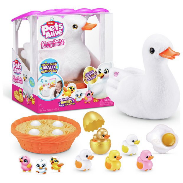 Buy Pets Alive Mama Duck Baby Surprise by ZURU Teddy bears and soft toys Argos