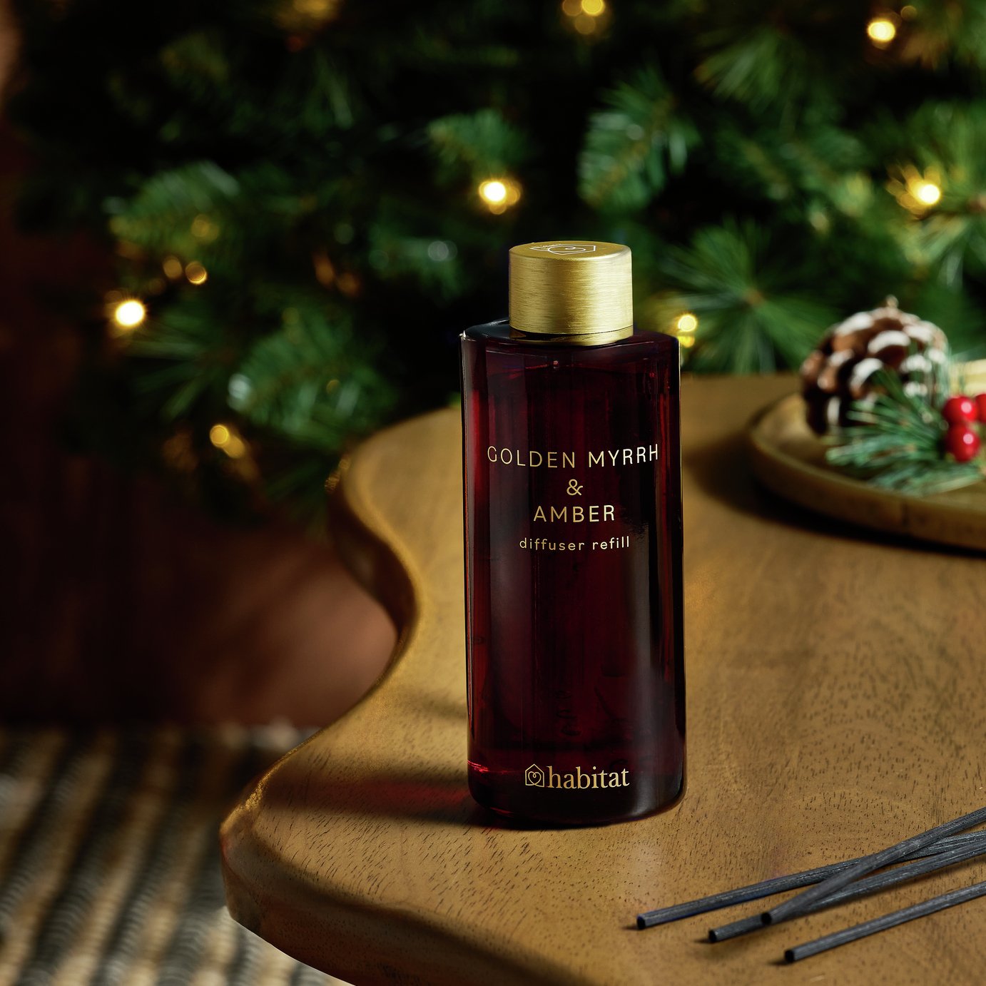 Habitat 180ml Diffuser Refill - Golden Myrrh & Amber