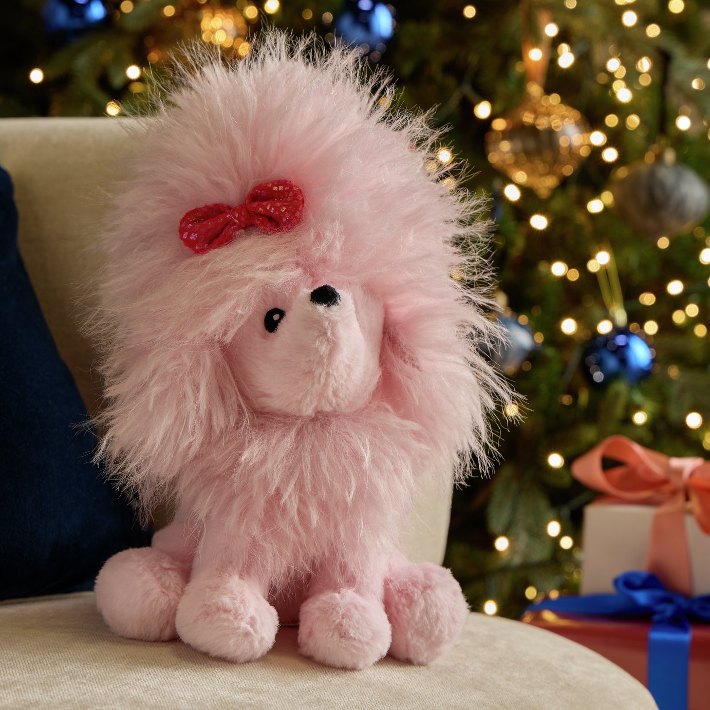 Argos Home Pink Poodle Soft Toy