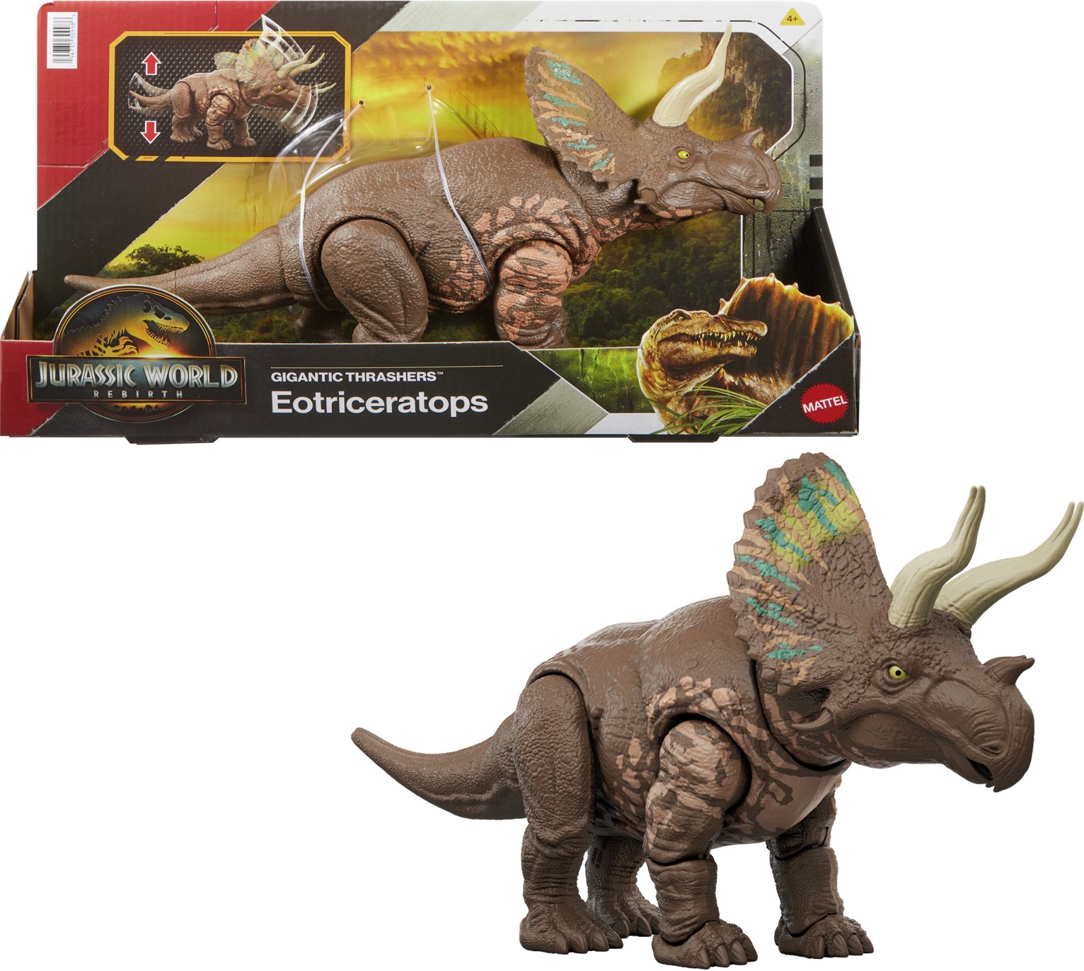 Jurassic World Rebirth Eotriceratops Dinosaur Figure Toy