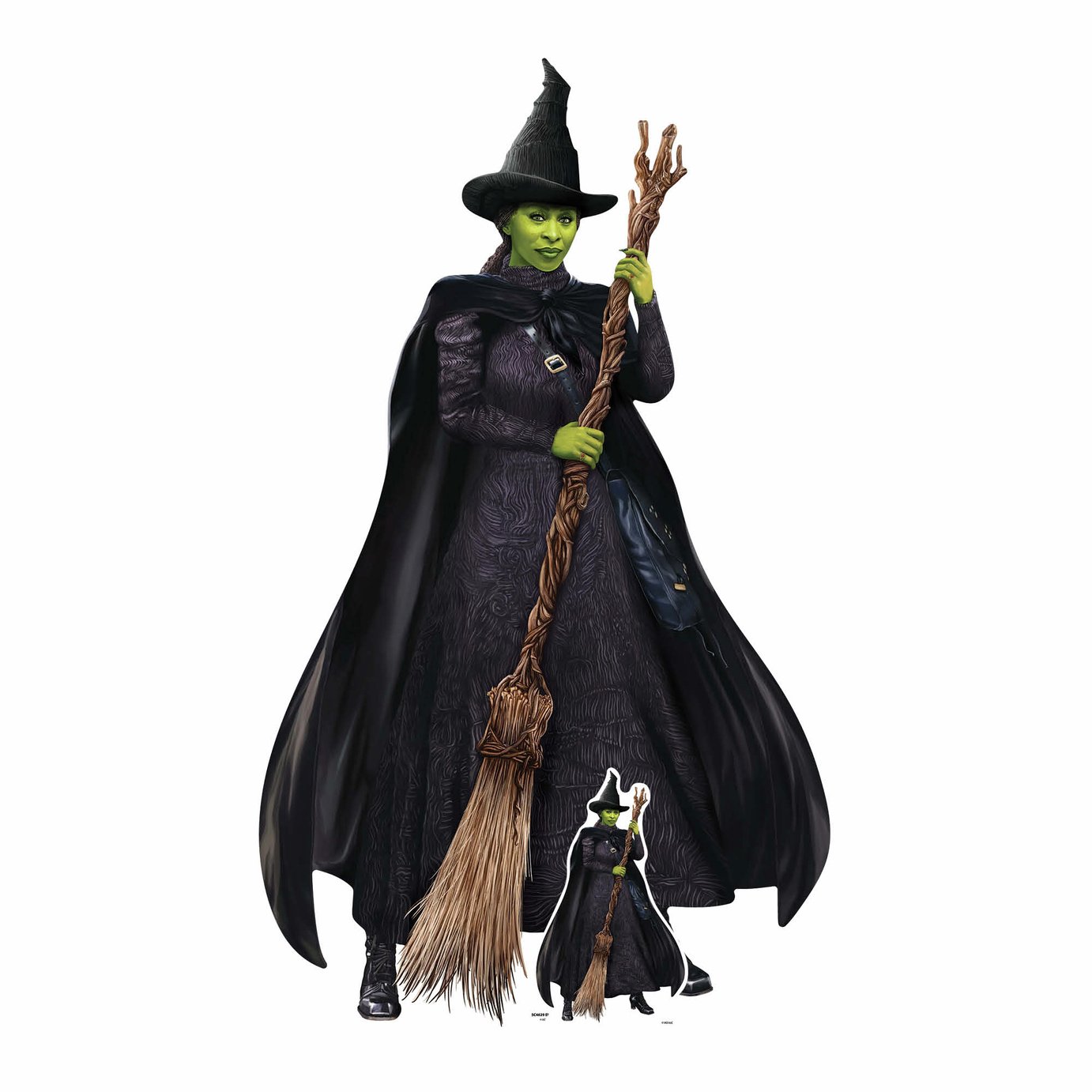 Star Cutouts Wicked Elphaba Green Cardboard Cutout