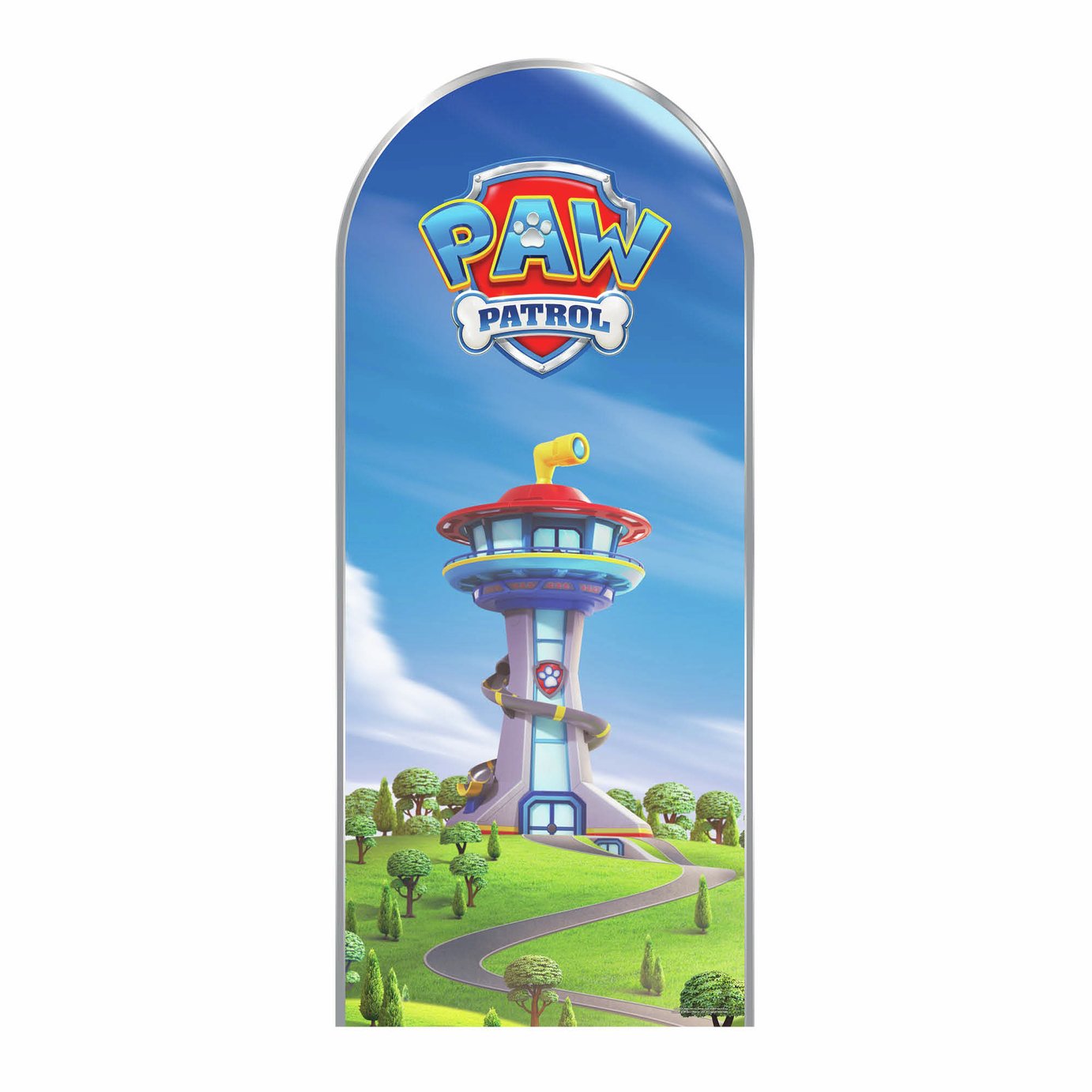 Star Cutouts Paw Patrol Logo Cardboard Cutout