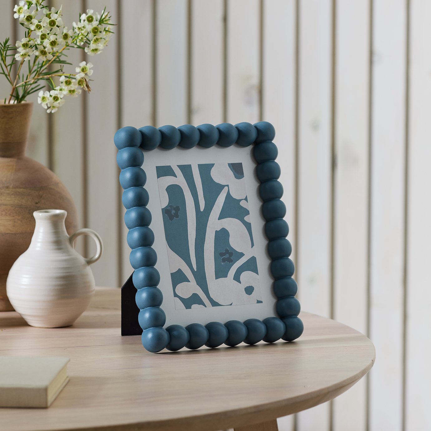 Habitat Blue Bobble Picture Frame - 5x7" 