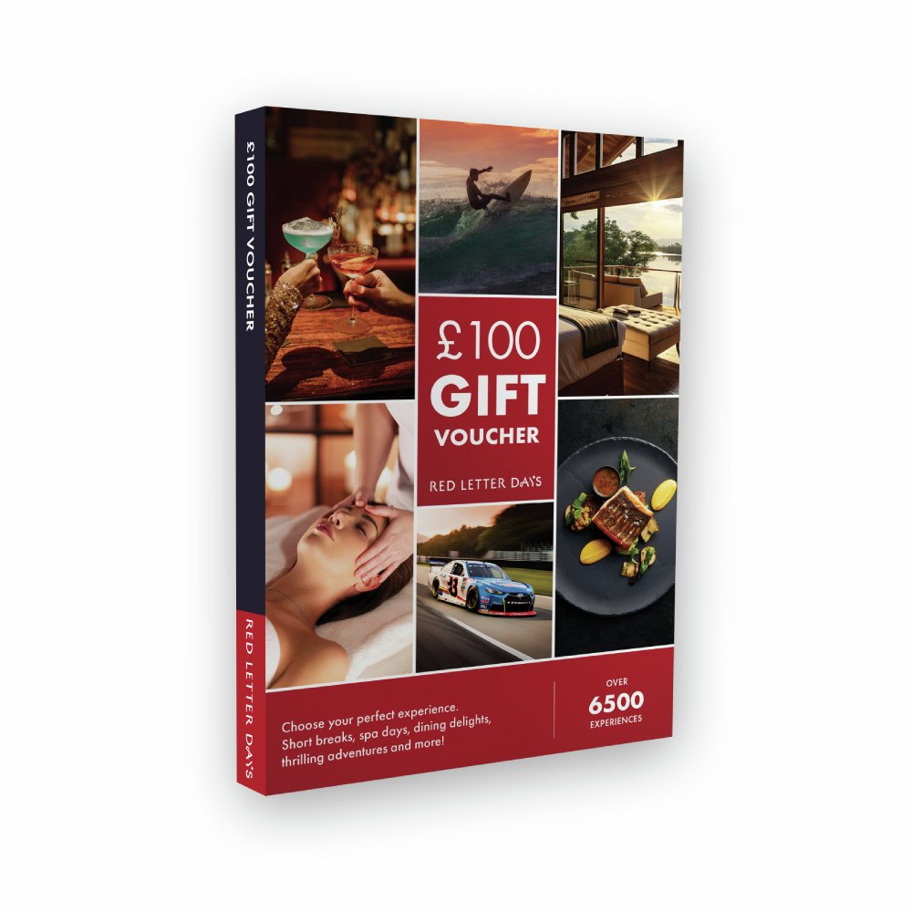 Red Letter Days £100 Gift Voucher Digital Download