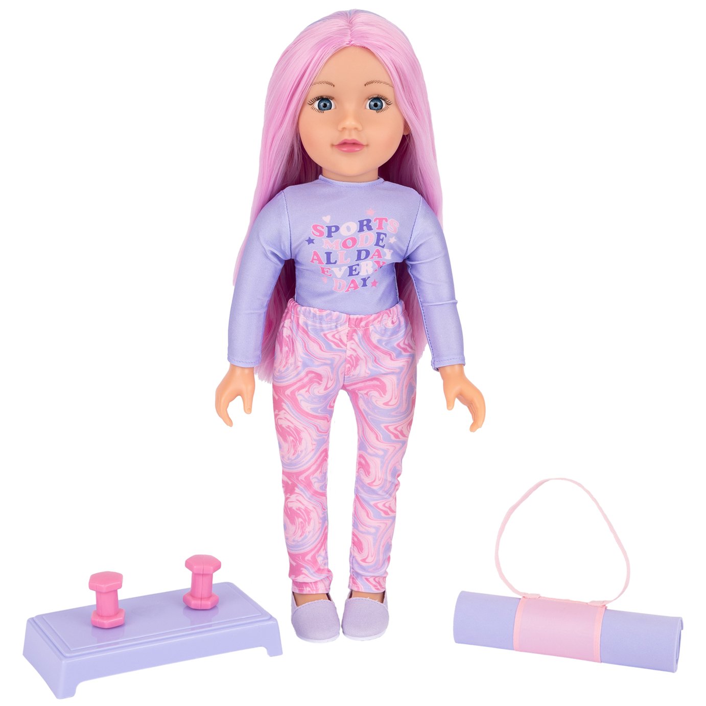DesignAfriend Love To Move 18 Inch Doll Outfit Set