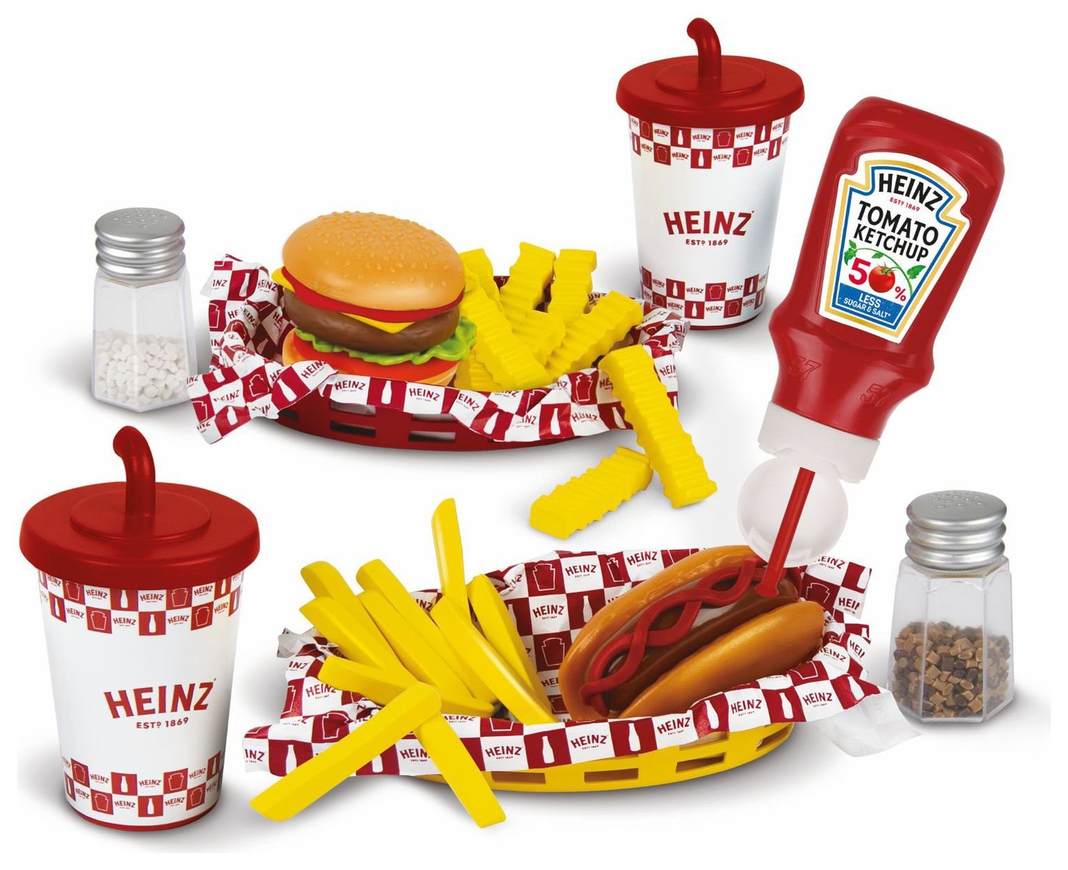 Heinz Toy Fast Food Dinner Play Food Set
