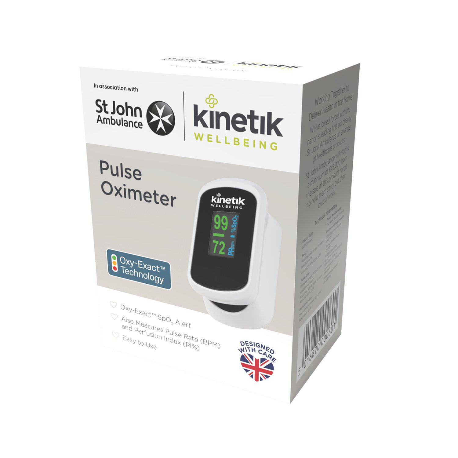Kinetik Wellbeing Pulse Oximeter