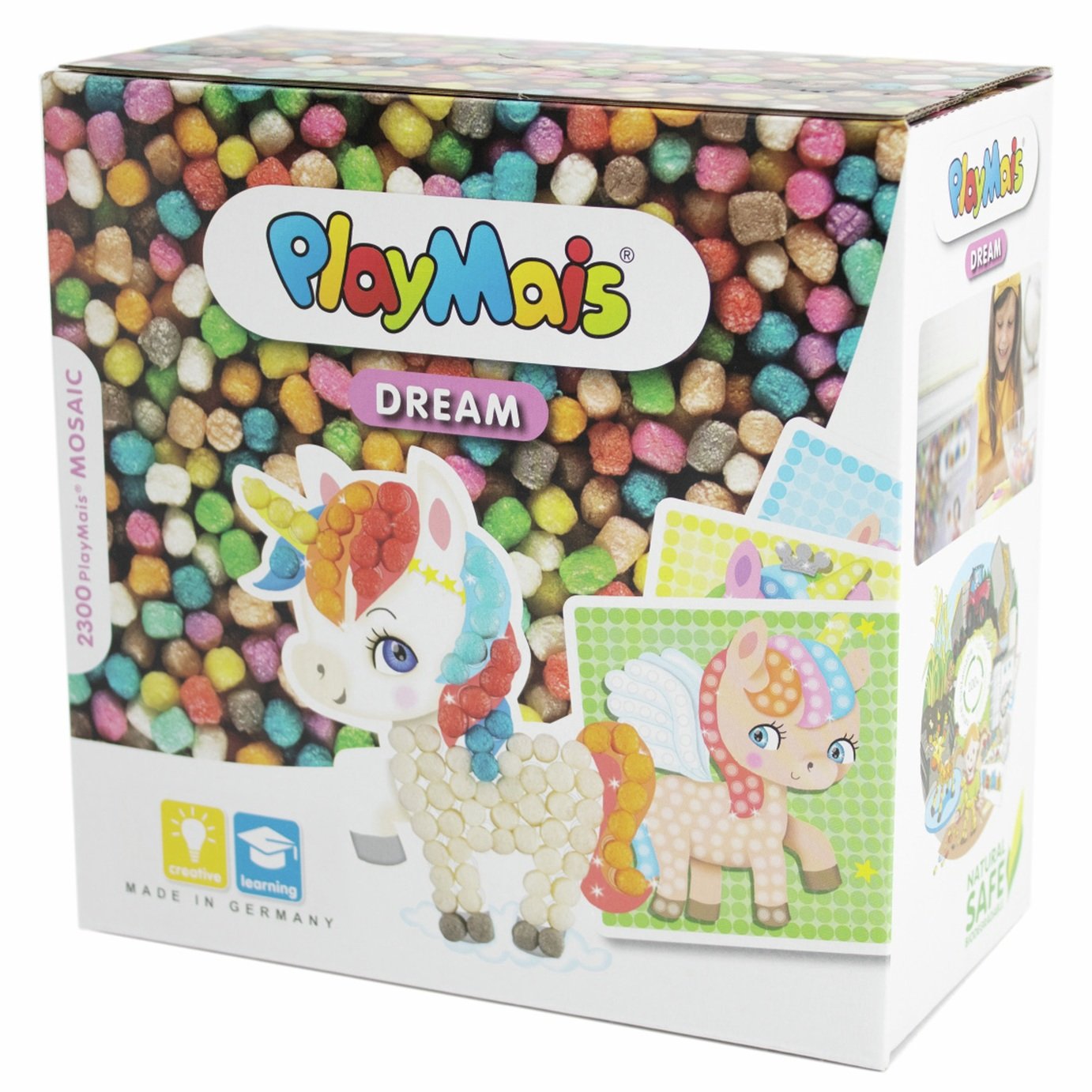 PlayMais Dream Eco Play Little Unicorn 2300 Mosaic Pieces