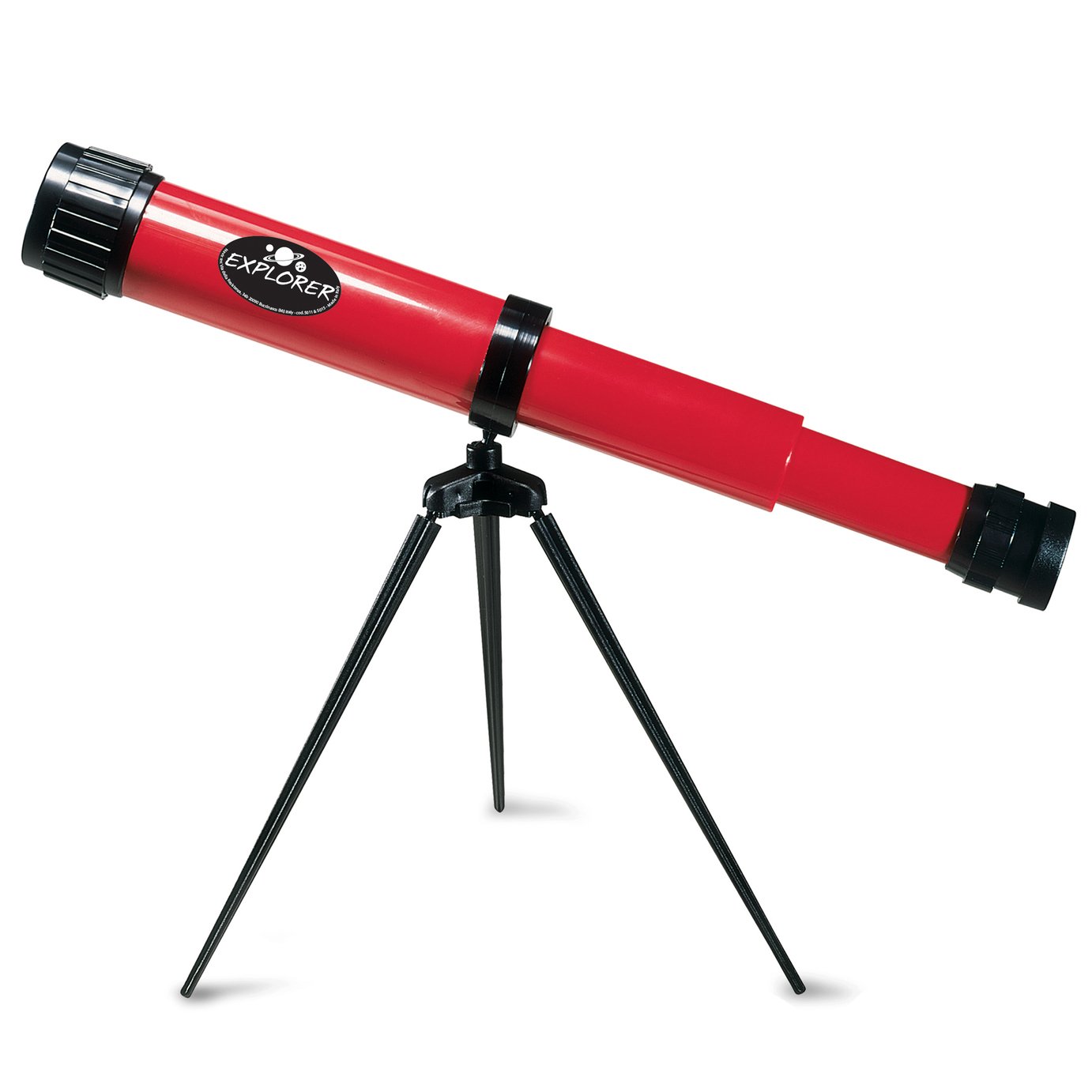 Navir Explorer Telescope  15x and 25x with Tripod - Red