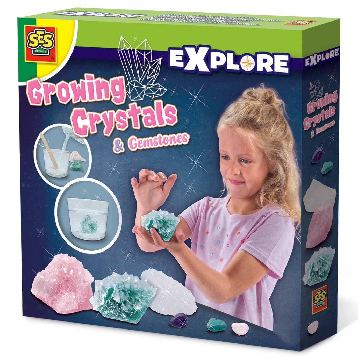 SES Creative Growing Crystals and Gemstones
