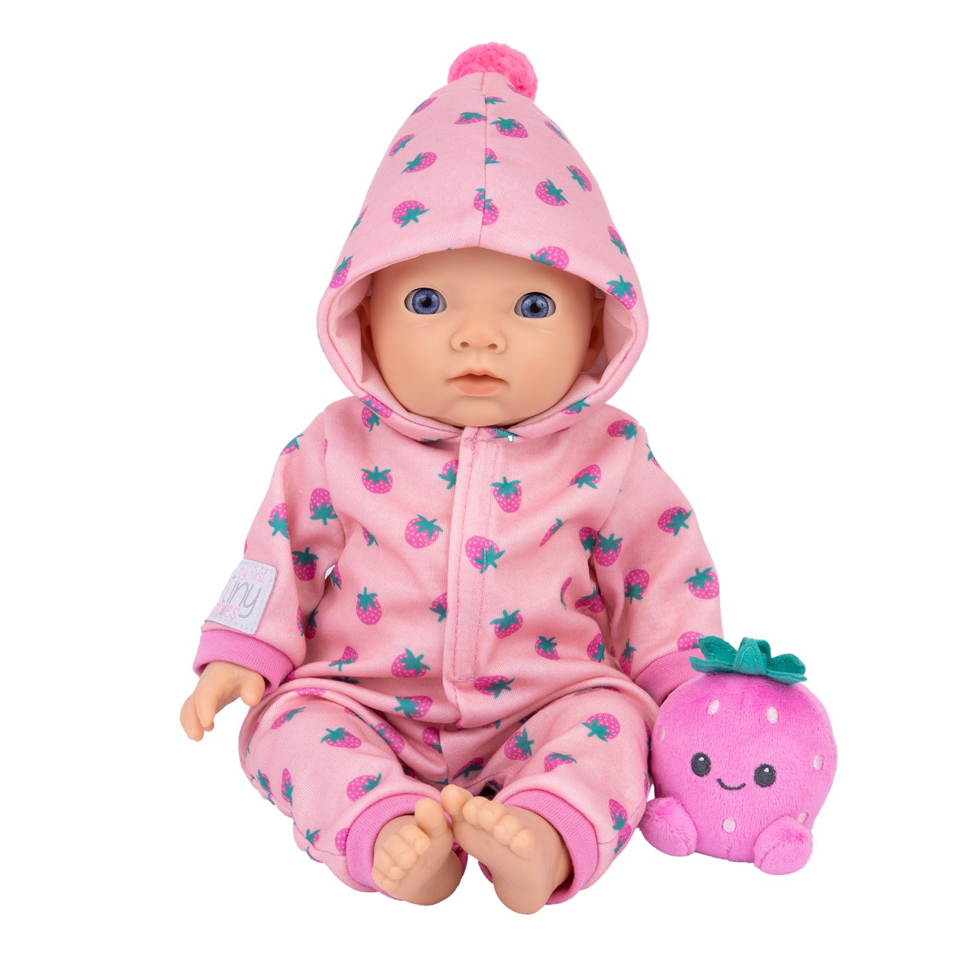 My First Tiny Treasures Strawberry Snuggle Baby Doll Outfit 