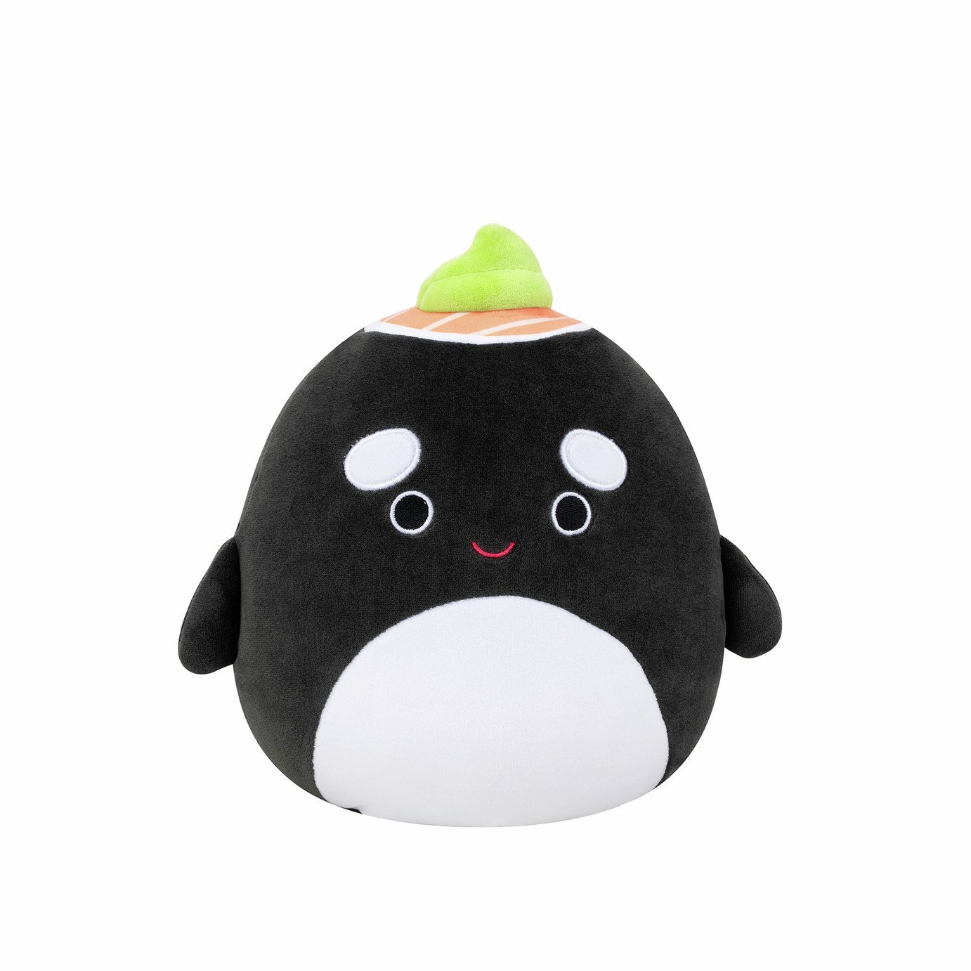 Squishmallows 7.5 Inch Kai Black Sushi Soft Toy
