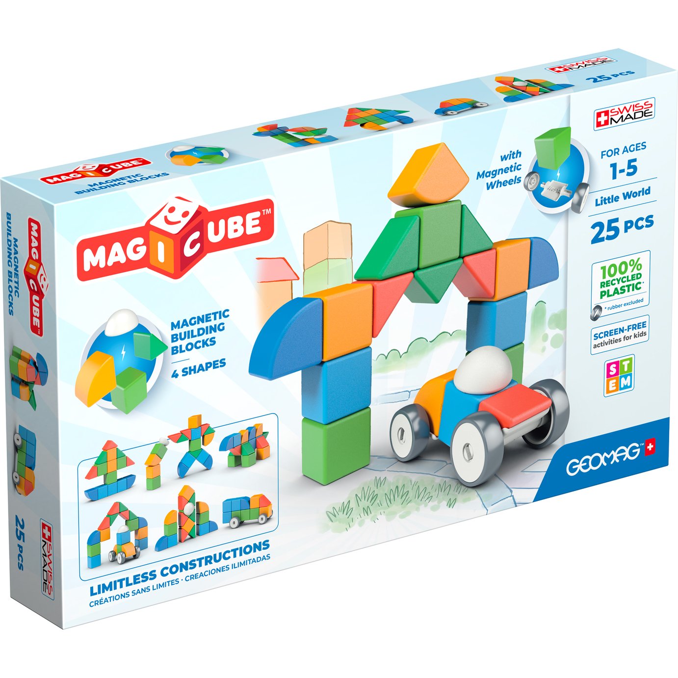 Geomag Magicube Shapes Little World 25 Pieces