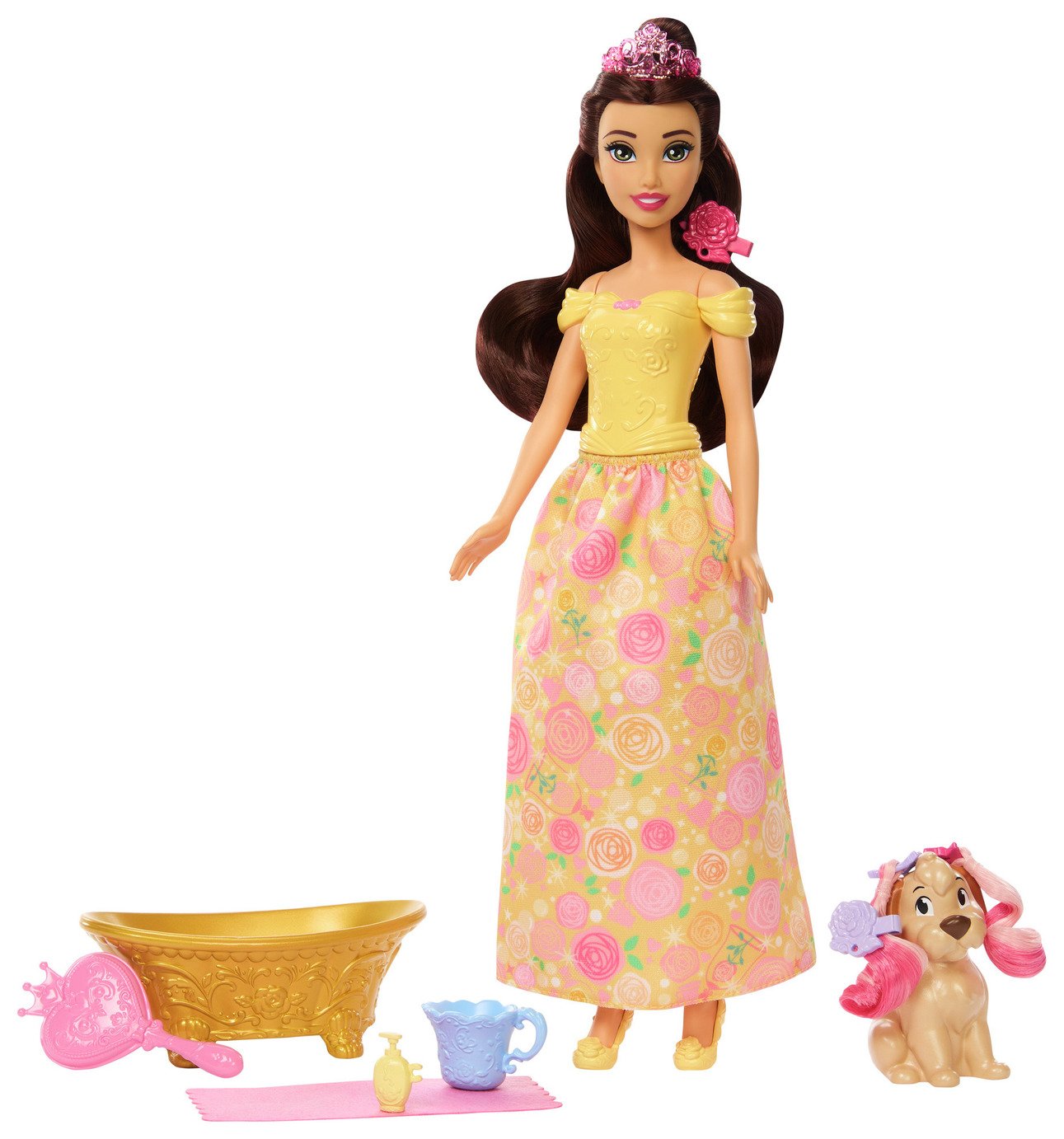Disney Princess Bath & Brush Belle Fashion Doll 