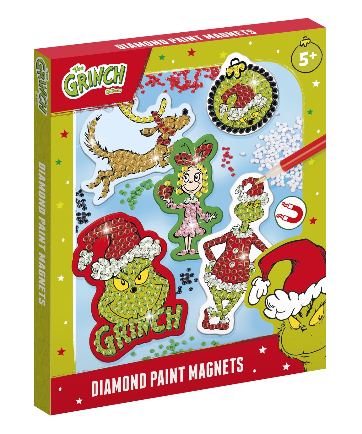 Totum The Grinch Diamond Paint Magnets