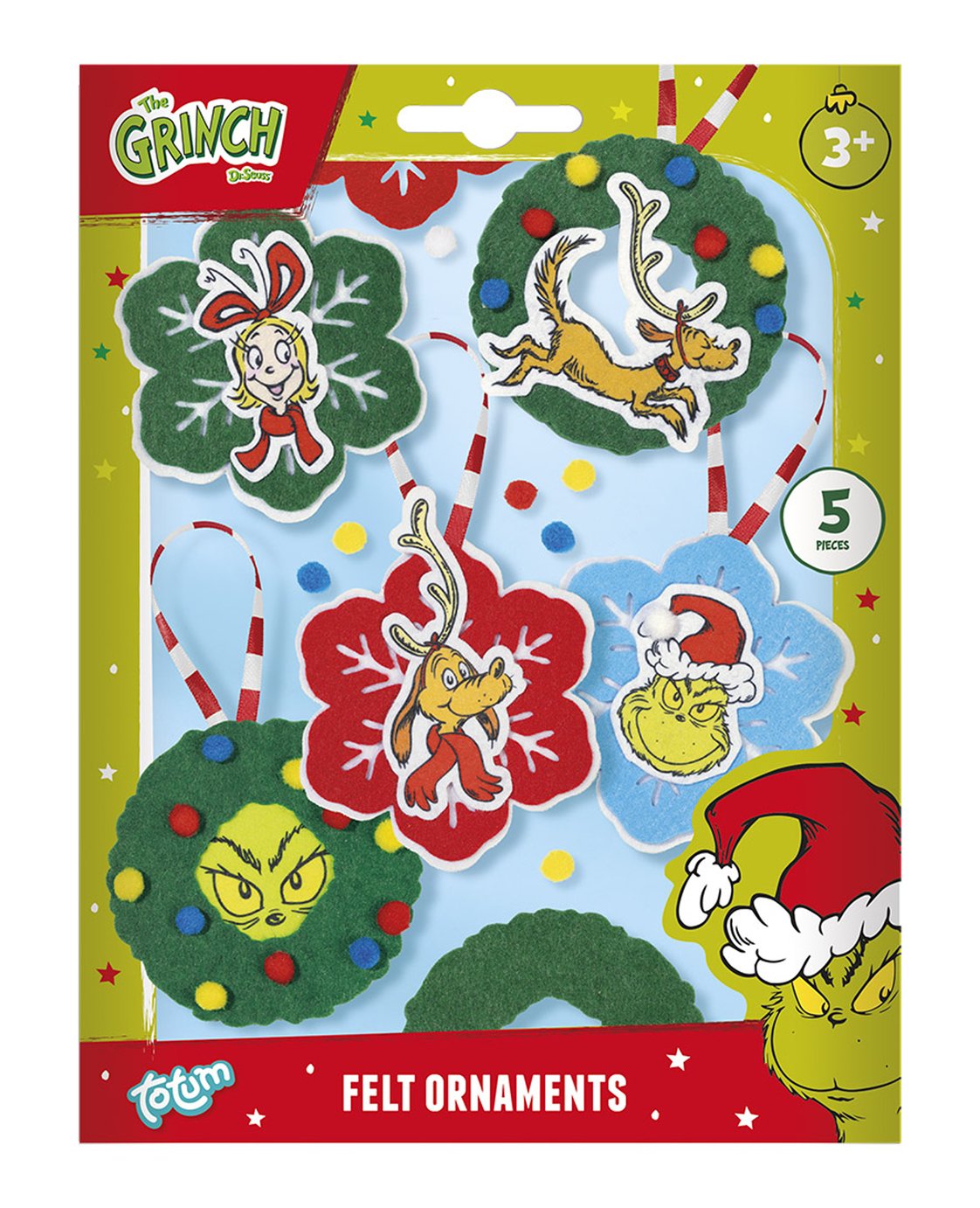 Totum The Grinch Felt Hangers