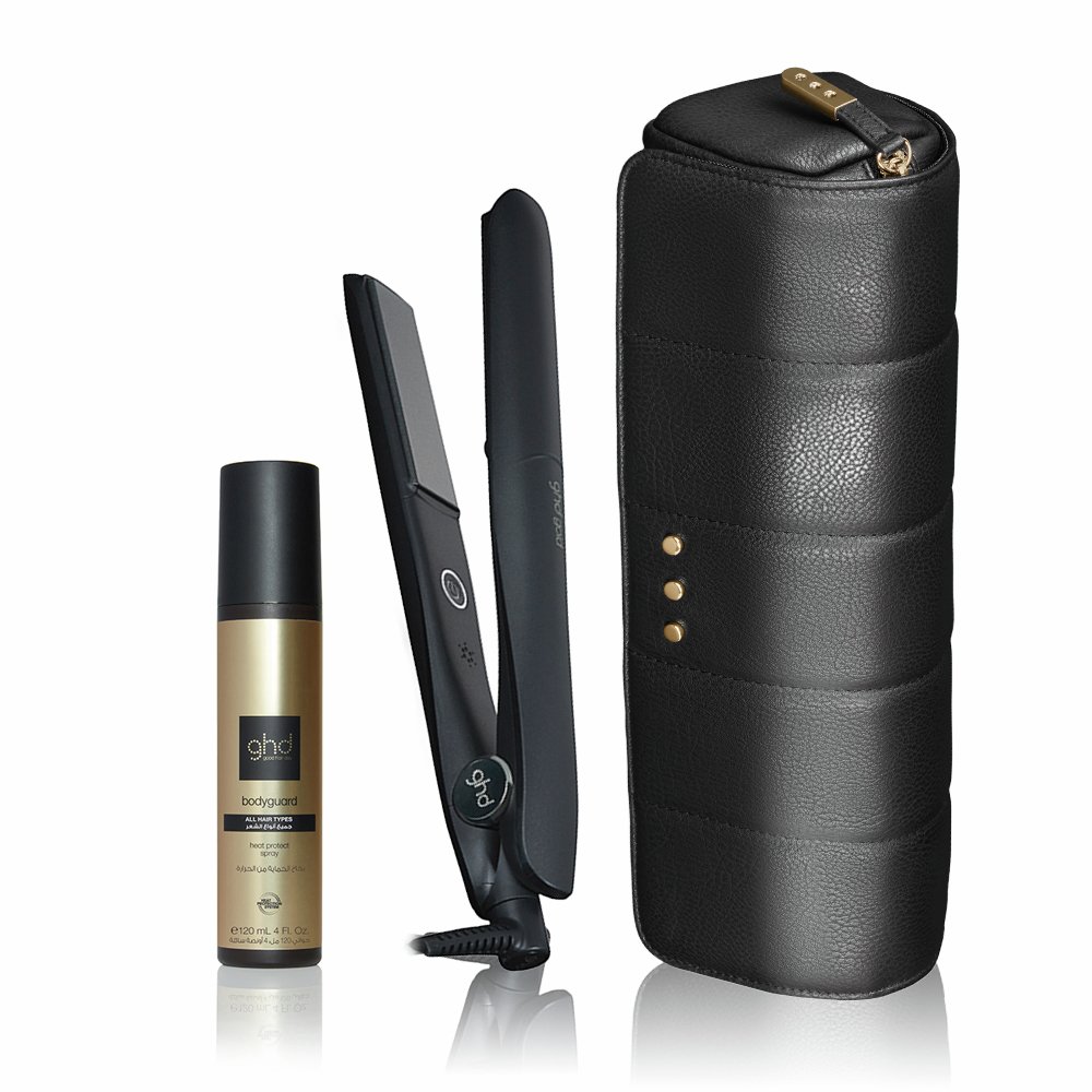 GHD Gold Hair Straightener Bundle - Black