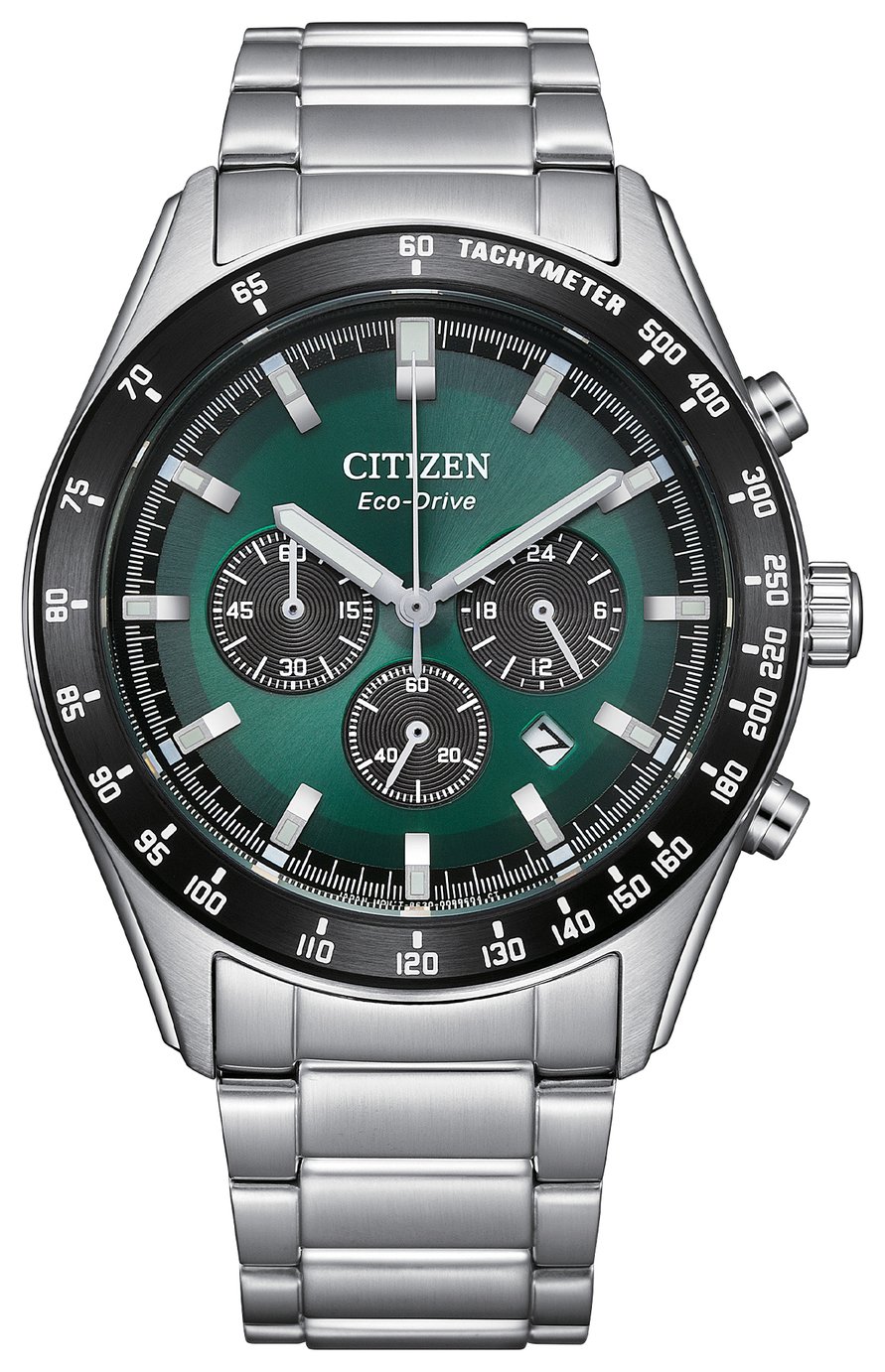 Citizen Men's Green Dial Stainless Steel Bracelet Watch