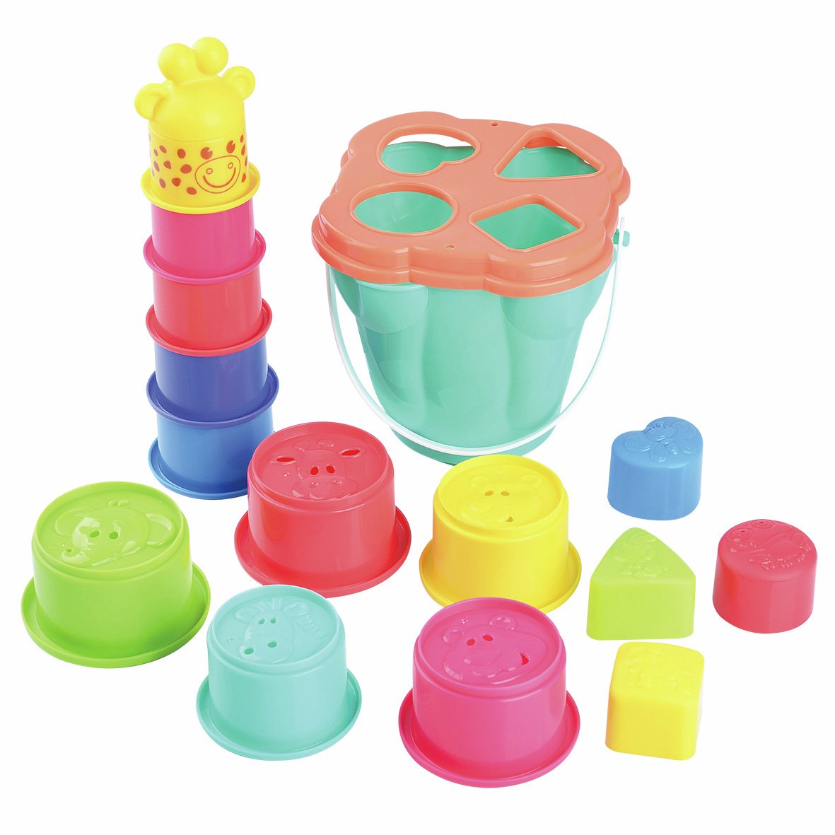 Chad Valley Sort & Stack Giraffe Tower