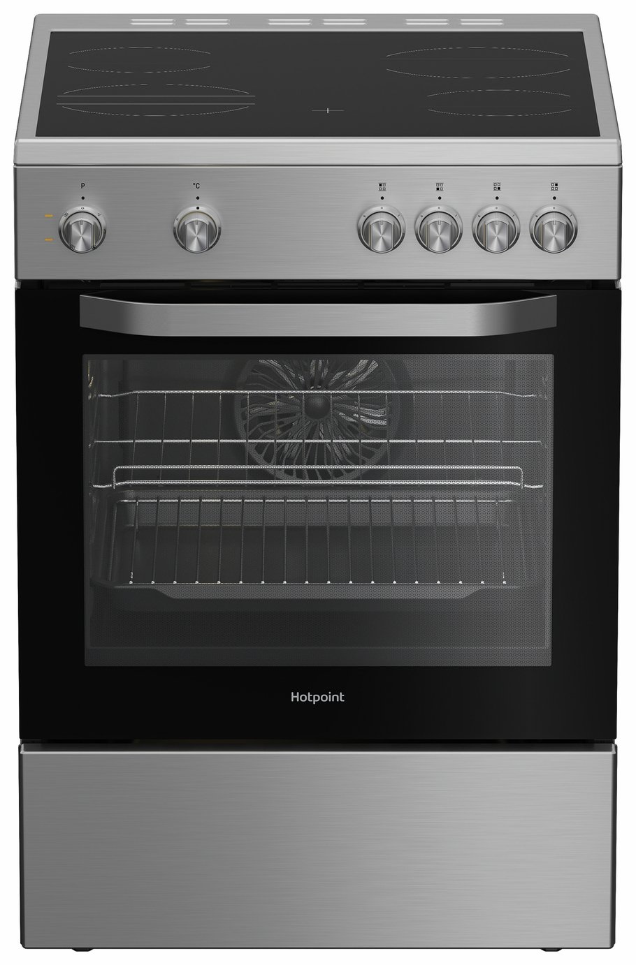 Hotpoint H6V5KMXUK 60cm Single Electric Cooker - S/Stee