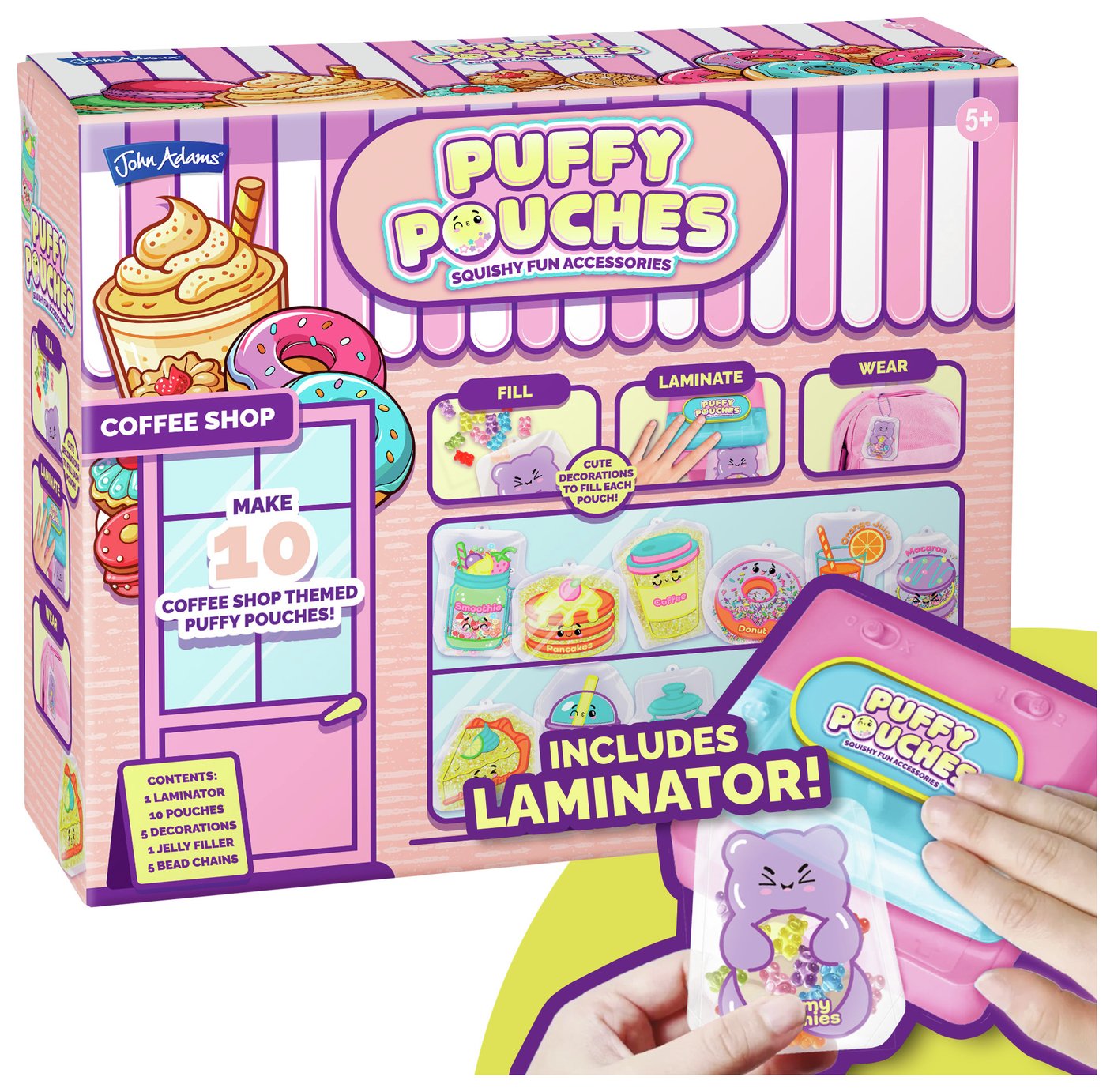 Puffy Pouches Coffee Shop Theme Set