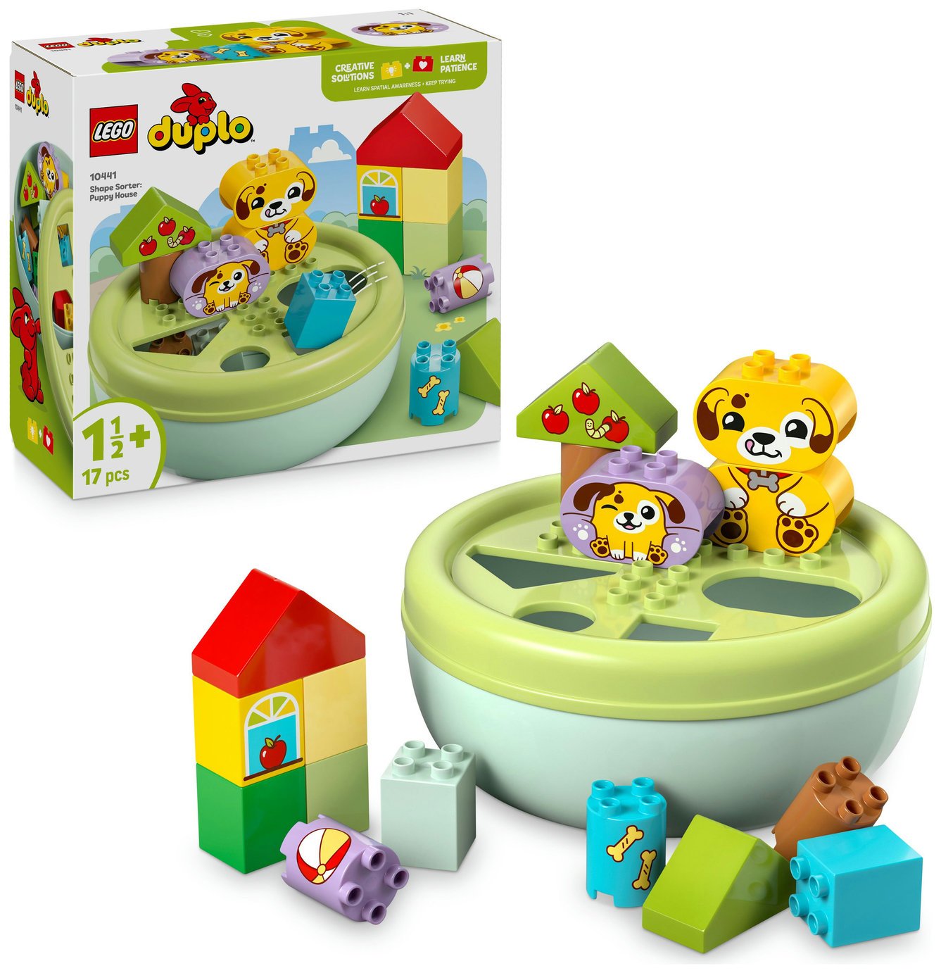 LEGO DUPLO My First Shape Sorter: Puppy House Toy Set 10441