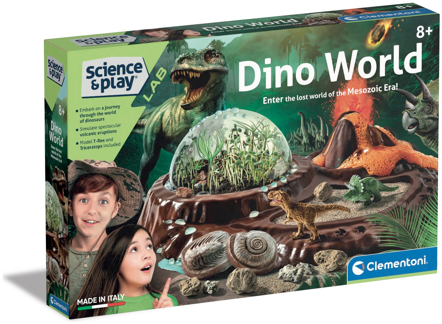 Clementoni Science and Play Lab Dino World Terrarium 