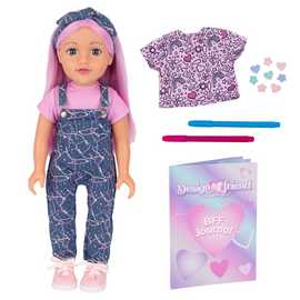 DesignAfriend 18 Inch Jessie Love To Be Arty Doll Set
