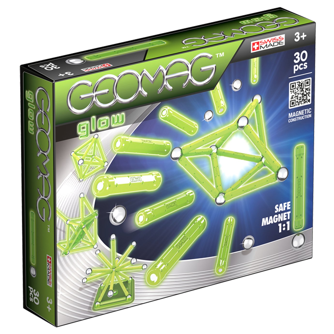 Geomag Magnetic Glow 30 Pieces