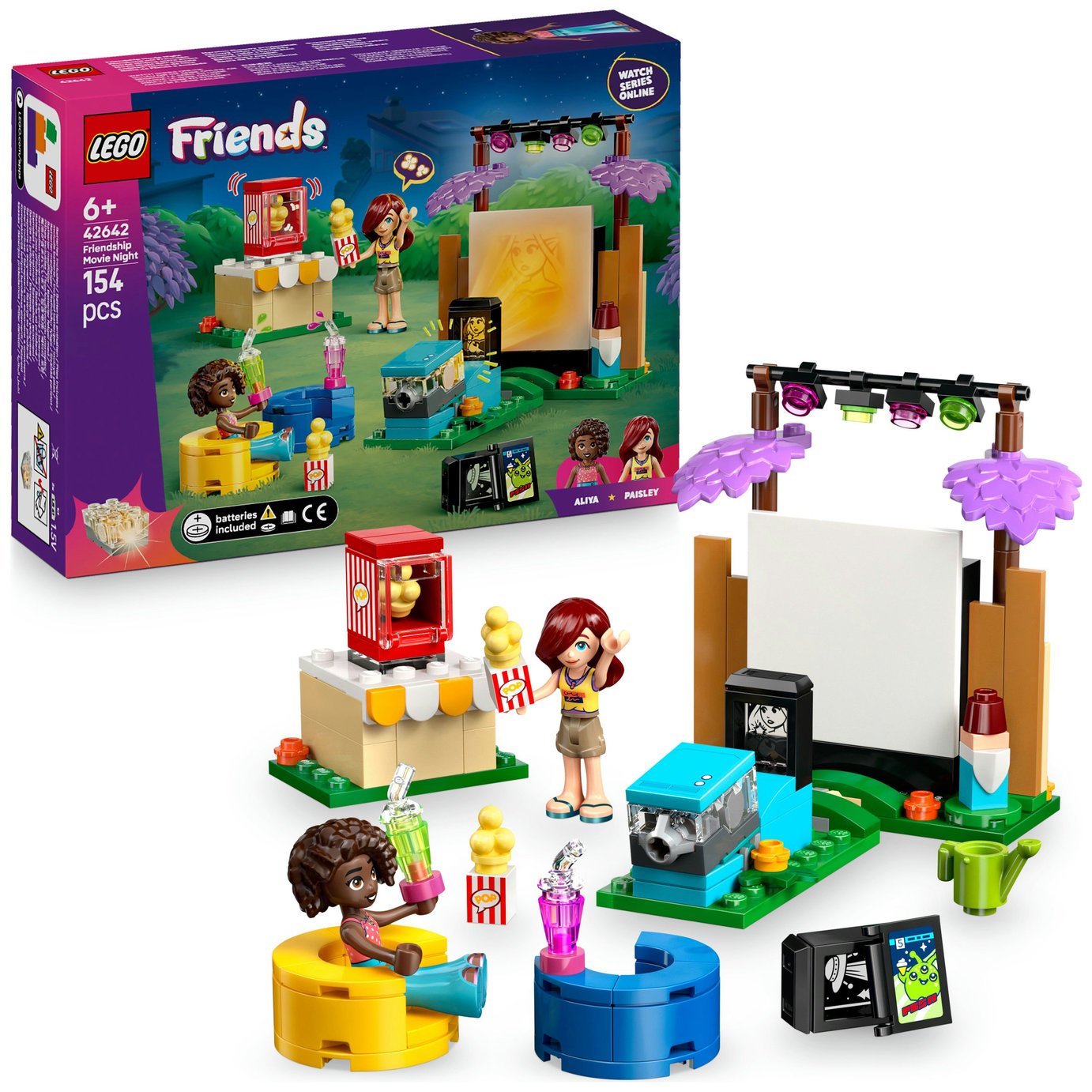 LEGO Friends Friendship Movie Night, Interactive Toy 42642