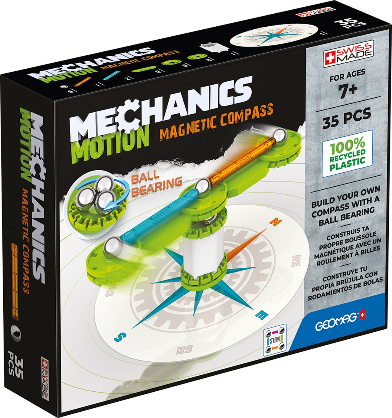 Geomag Mechanics Gravity Compass 35 Pieces