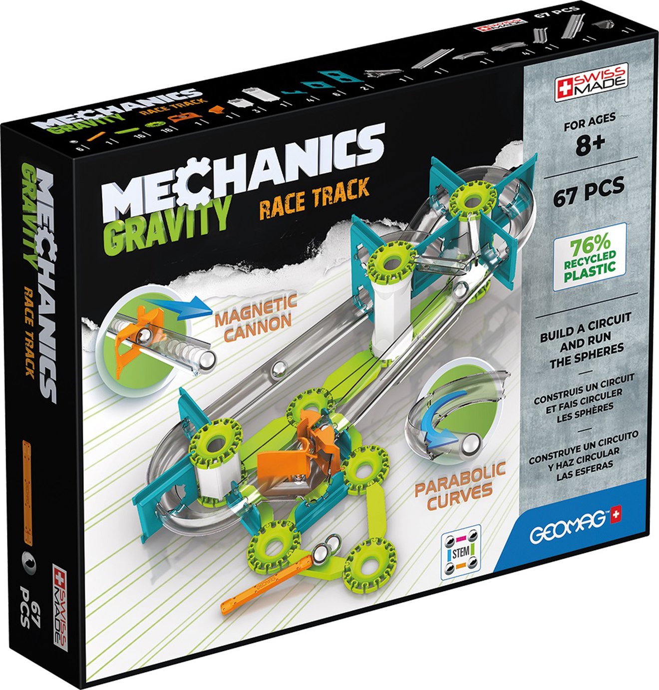 Geomag Mechanics Gravity Race Track 67 Pieces