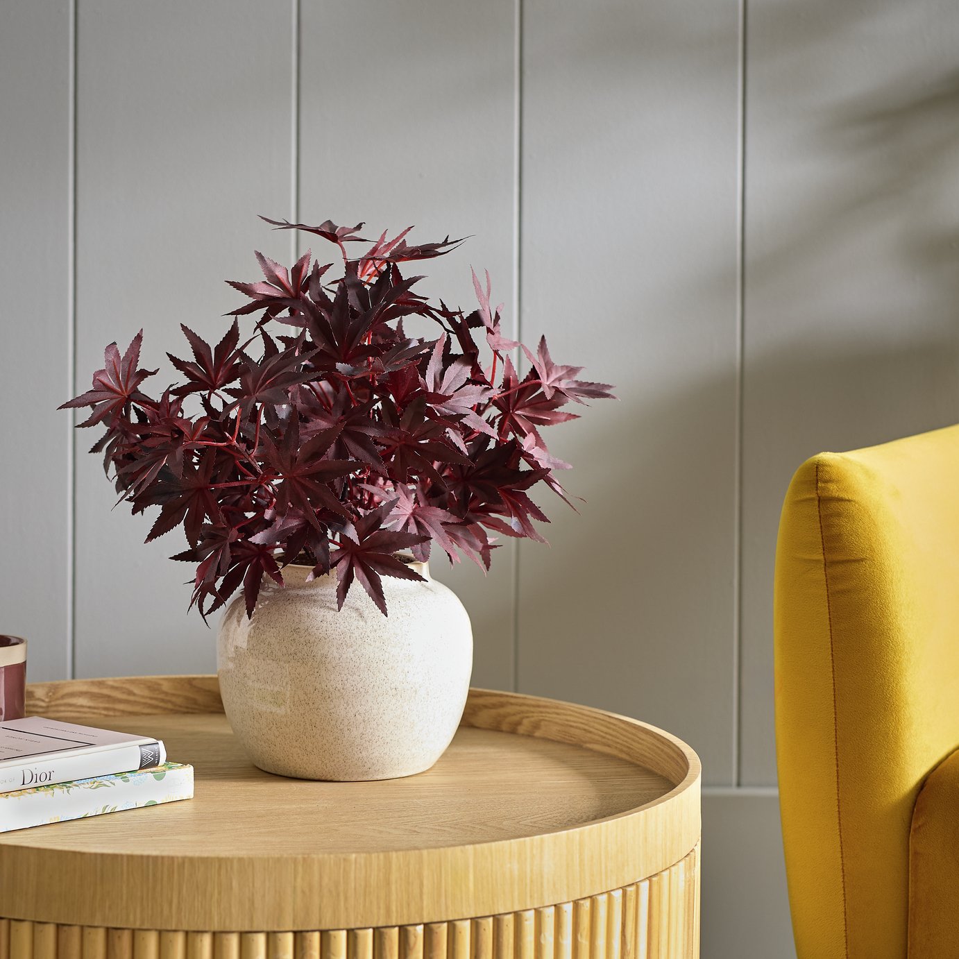 Argos Home Artificial Burgundy Autumnal Acer in Ceramic Pot