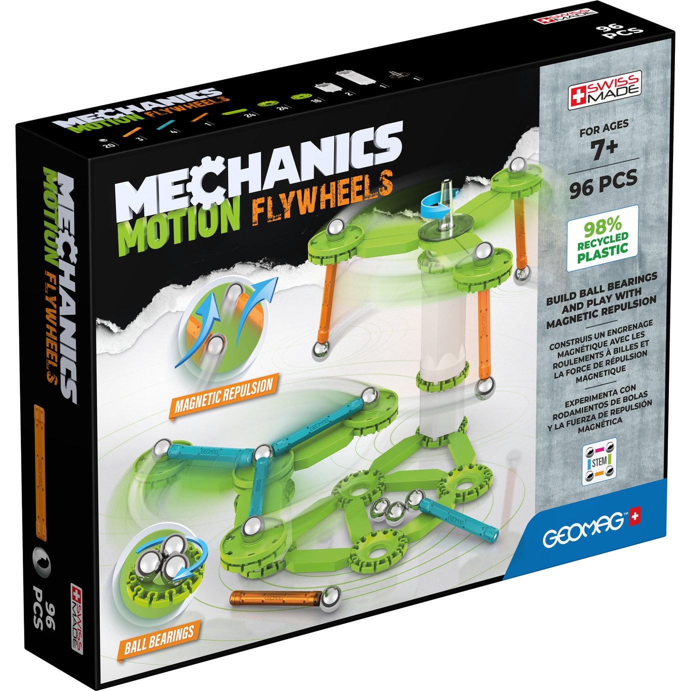 Geomag Mechanics Motion Flywheels 96 Pieces