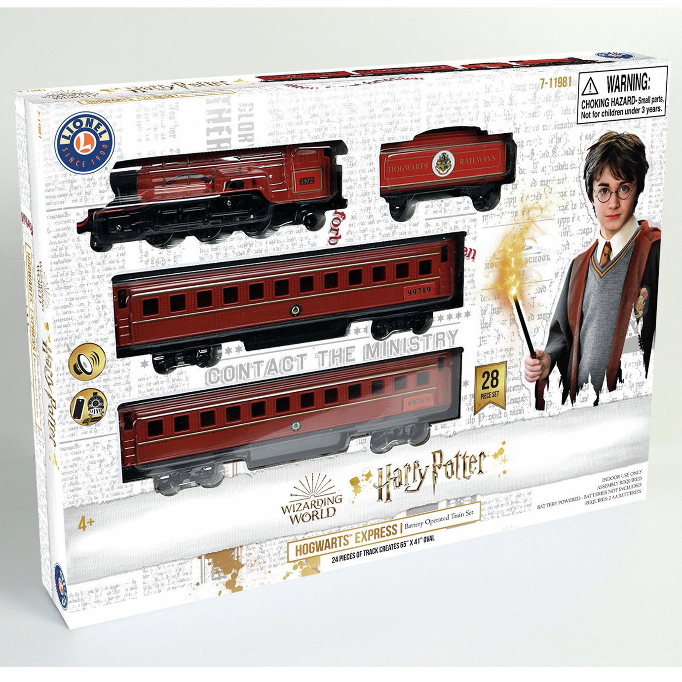 Lionel Harry Potter Hogwarts Express Train Set - 28 Pieces