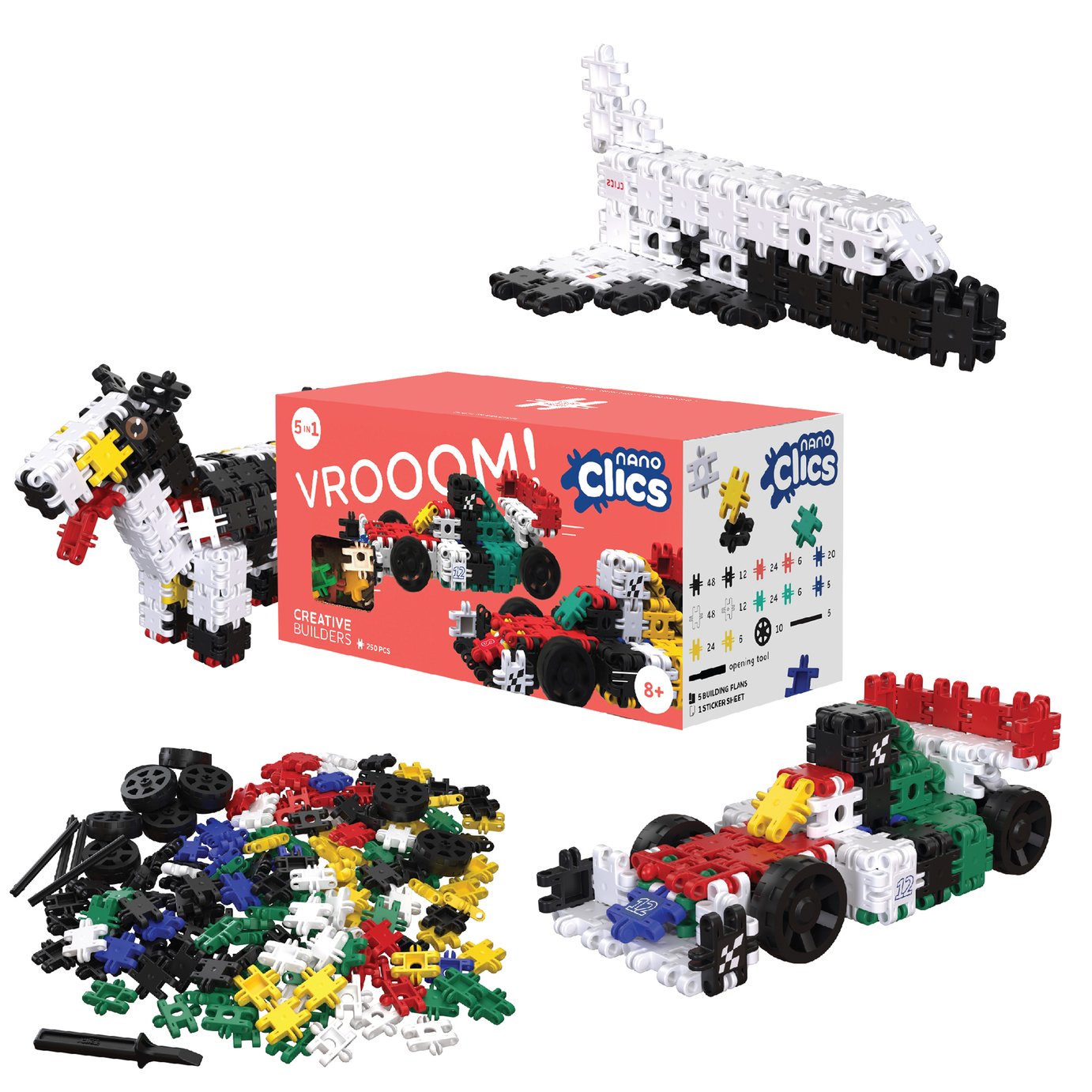 Nano Clics  Creative Builder 250 Pieces