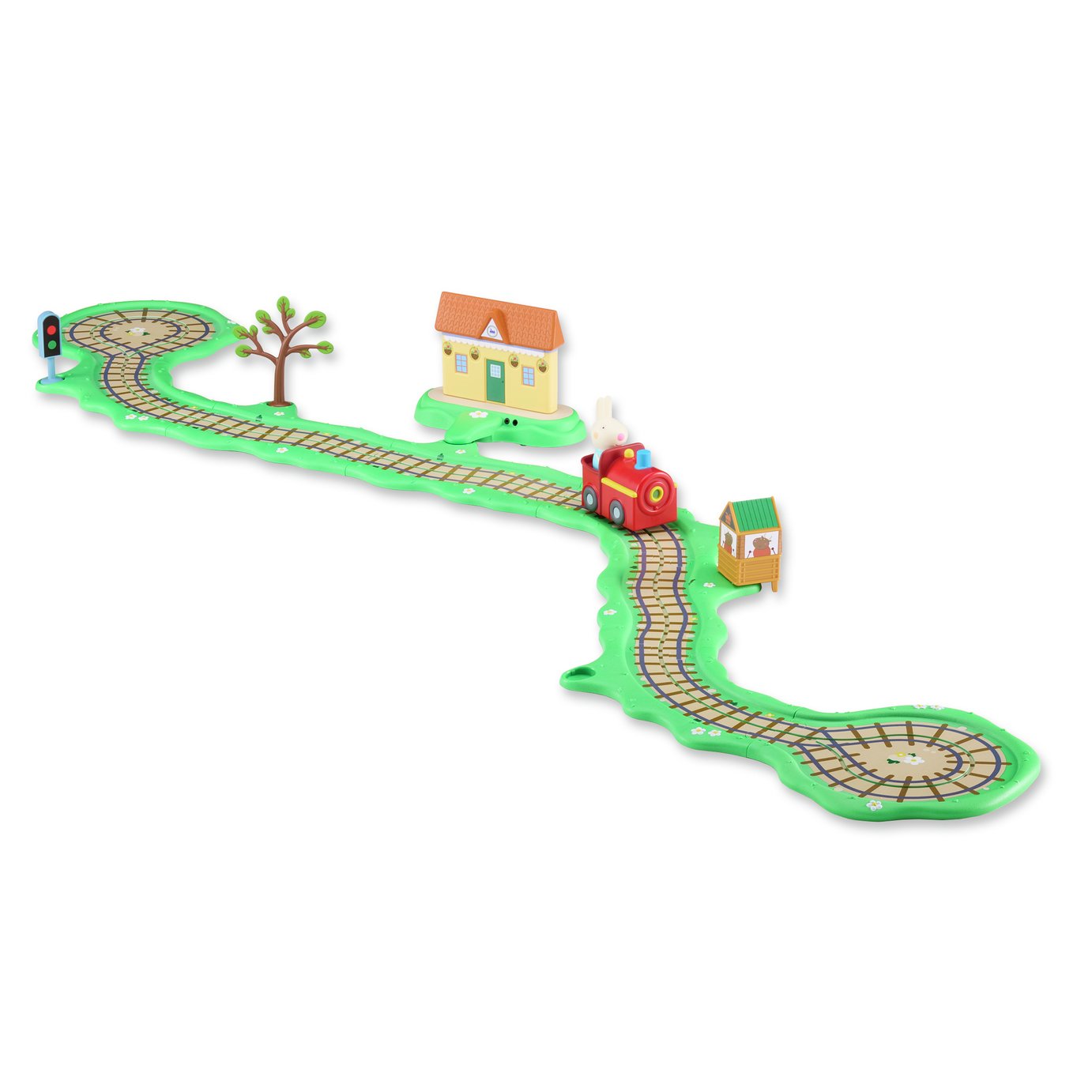 Peppa Pig Whizz Around Clickety Clack Train Set