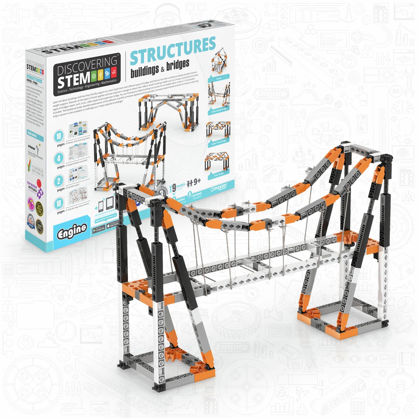 Engino STEM Structures - Buildings and Bridges