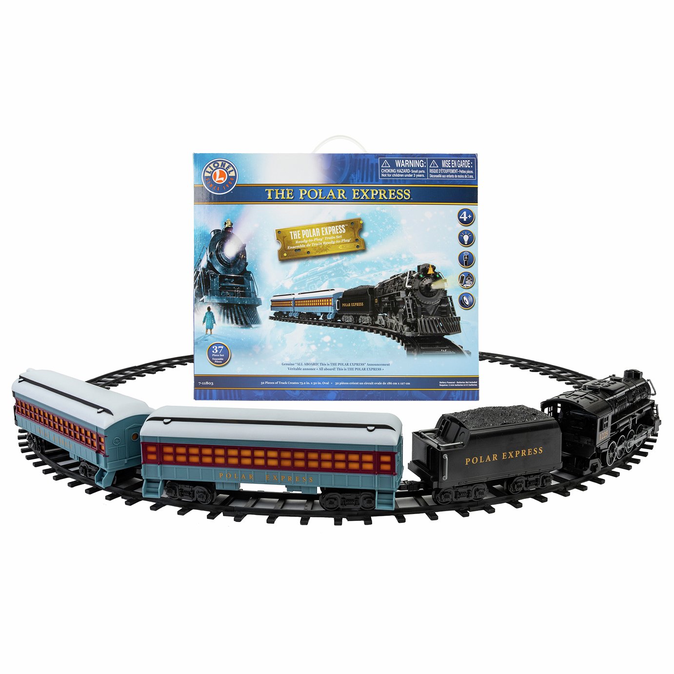 Lionel The Polar Express Remote Control Train Set -37 Pieces