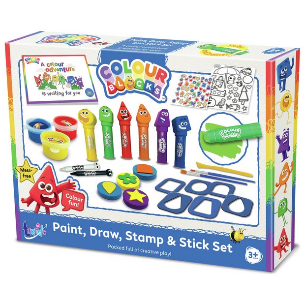 Buy Colour Blocks Activity Set | Drawing and painting toys | Argos
