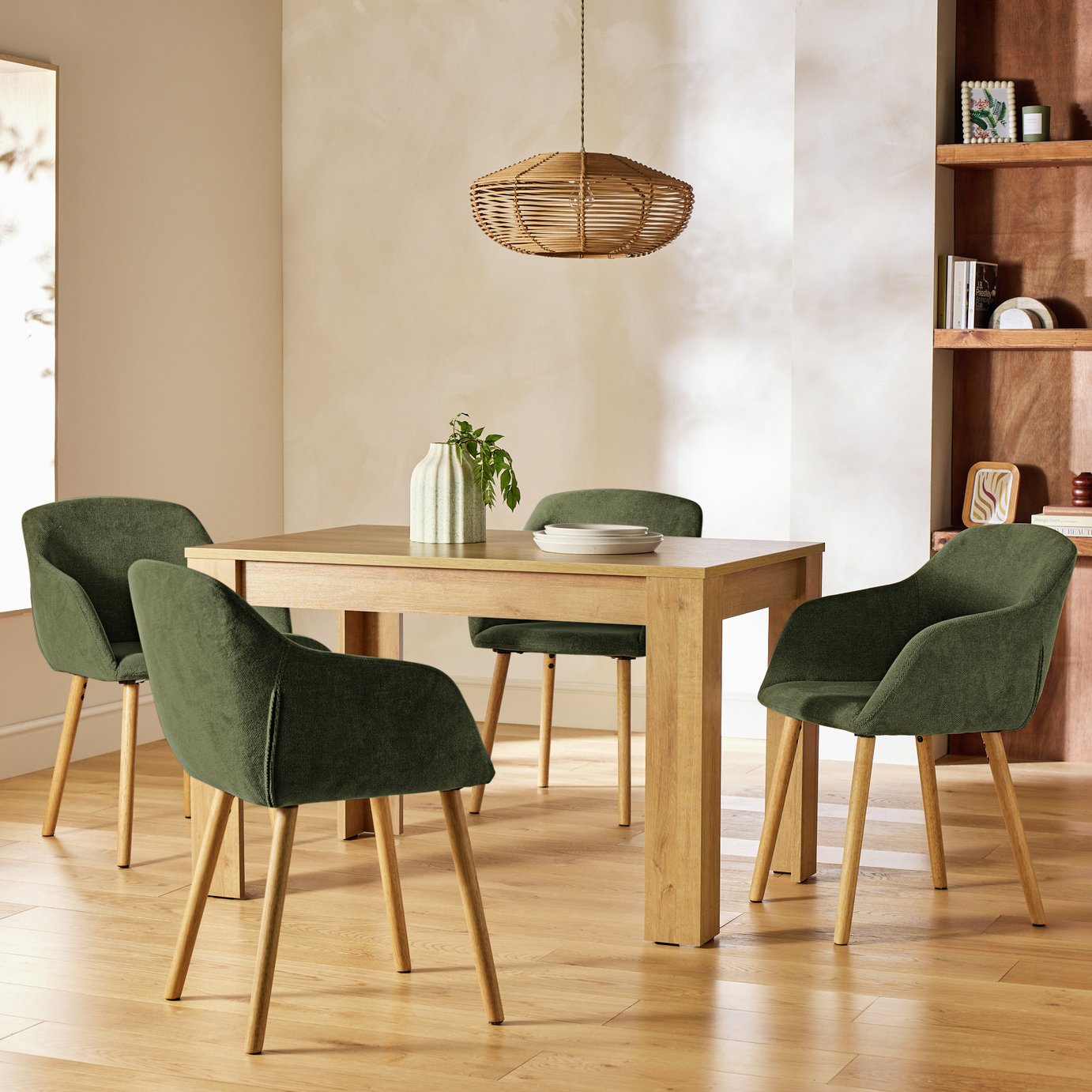 Argos Home Miami Dining Table & 4 Chairs