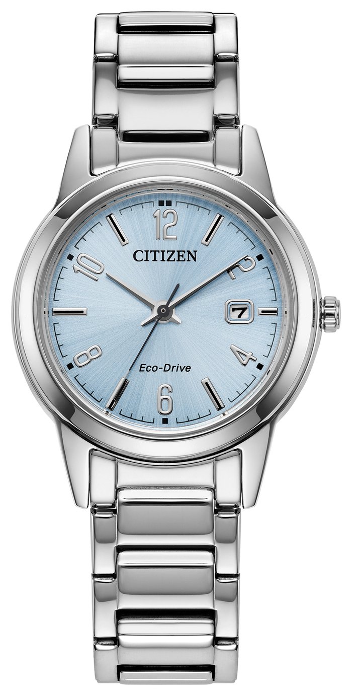 Citizen Ladies Blue Dial Stainless Steel Bracelet Watch