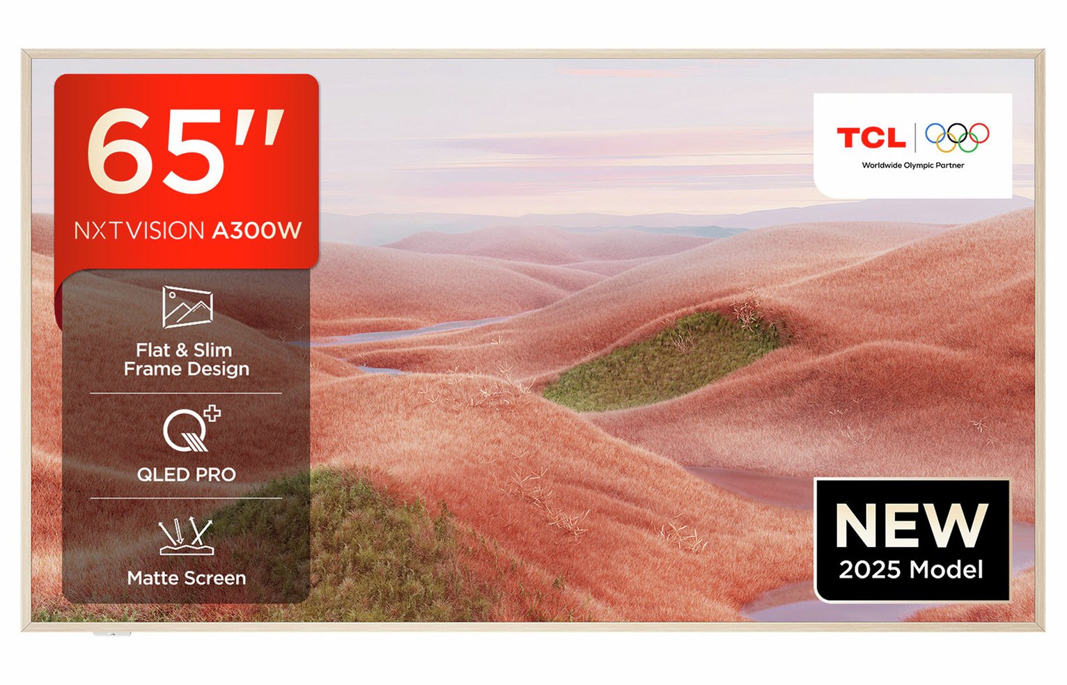 TCL NXTVISION 65Inch 65A300W Smart 4k UHD HDR QLED TV