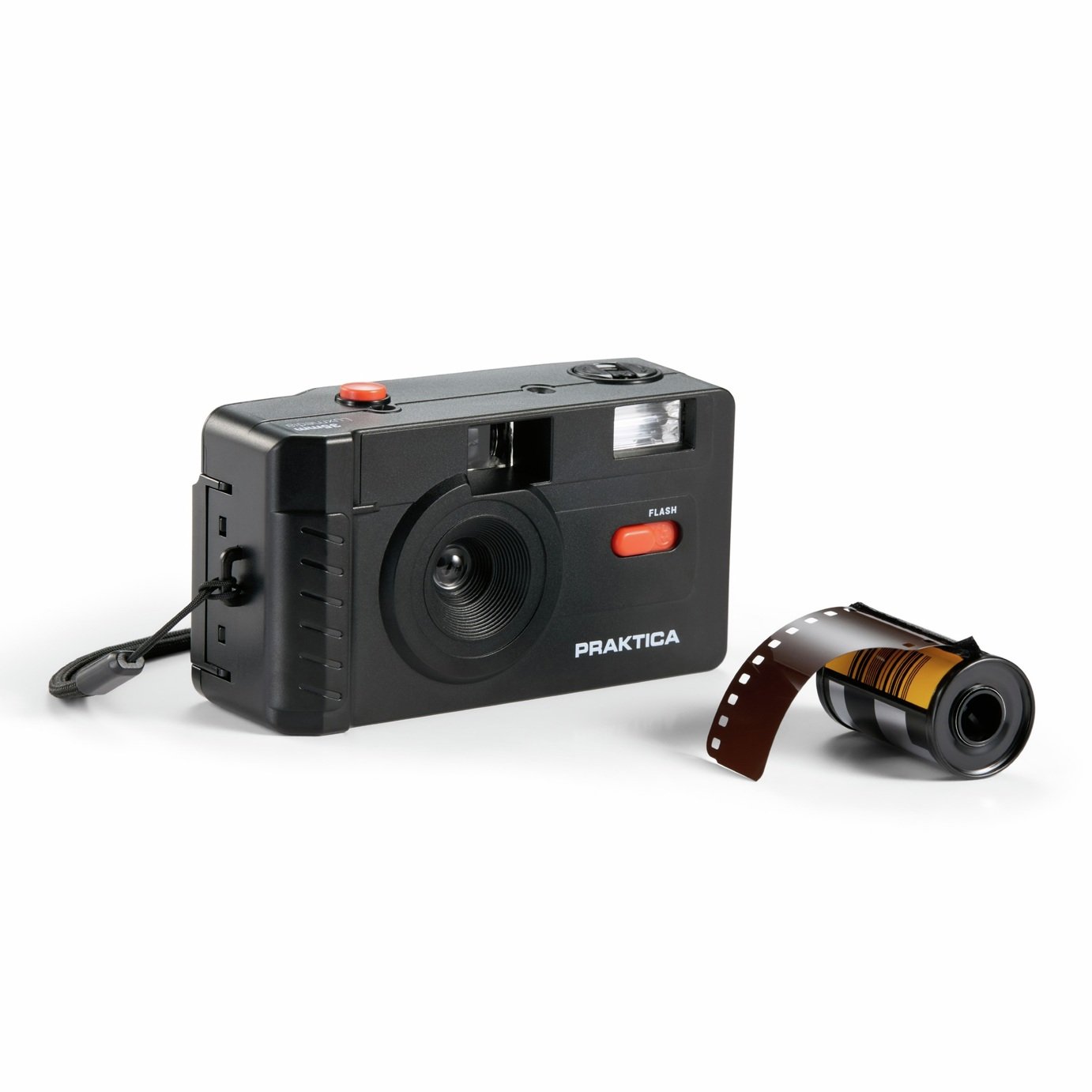 Praktica 35mm Reusable Film Camera with Film – Black