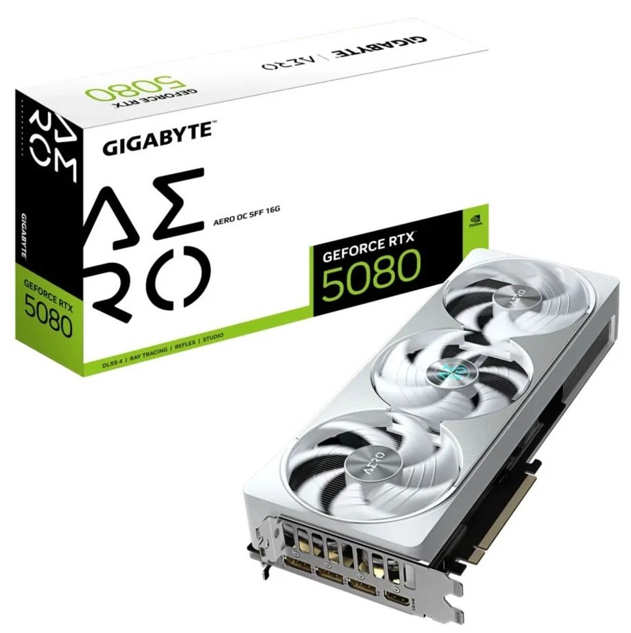 Gigabyte GeForce RTX 5080 AERO OC SFF 16GB Graphics Card