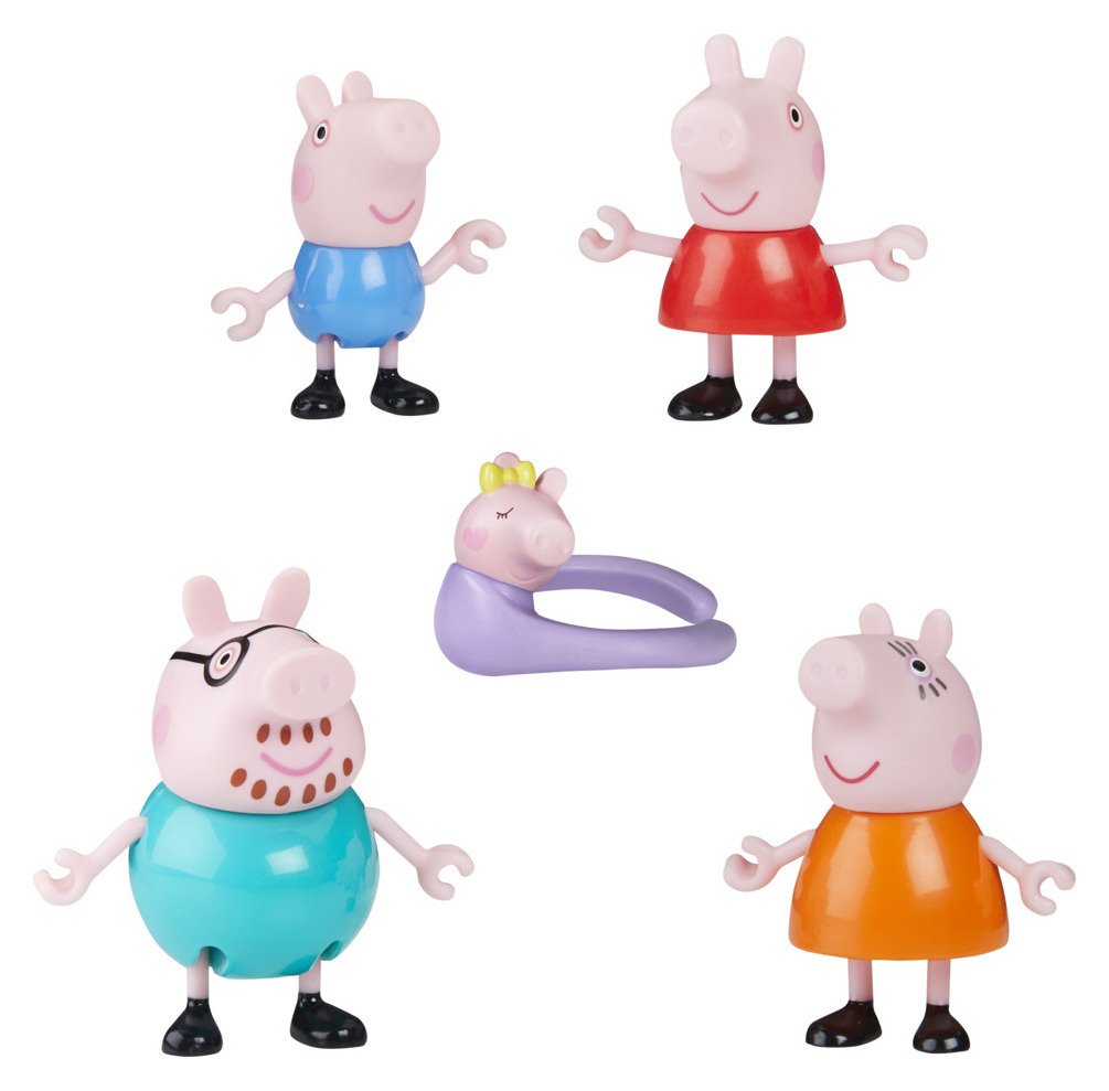 Peppa Pig Family 5 Pack Toy Set