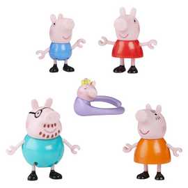 Peppa Pig Family 5 Pack Toy Set
