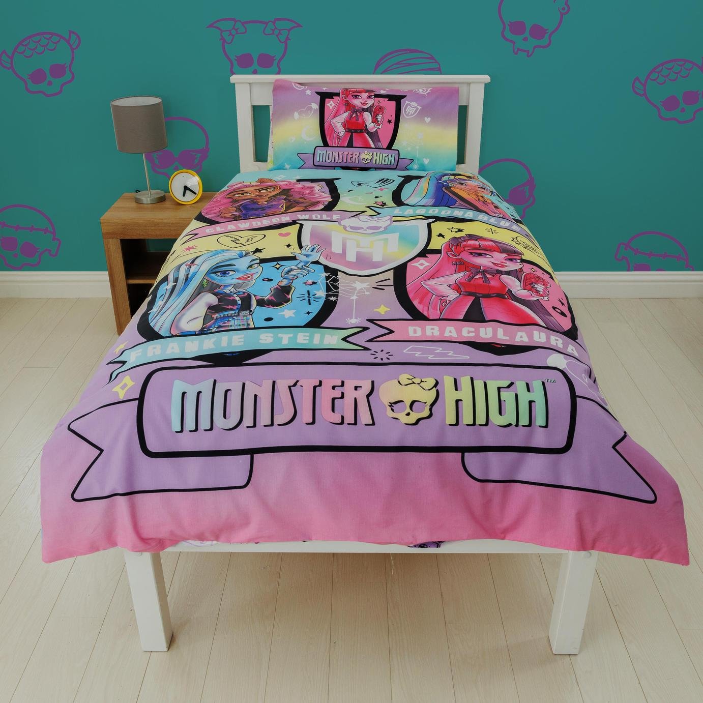 Monster High Fierce Panel Kids Bedding Set - Single